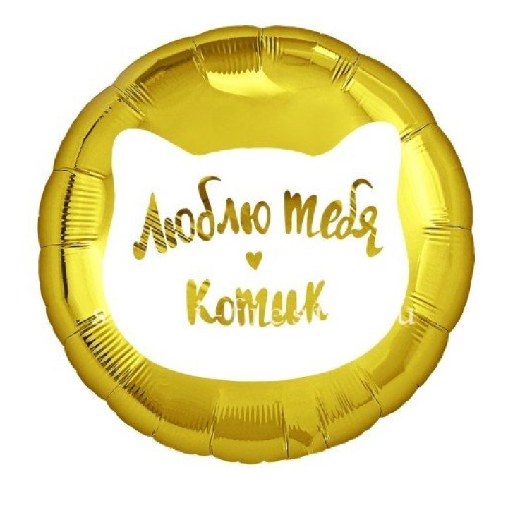 Фольгированный шар "Люблю тебя, Котик" в Магнитогорске