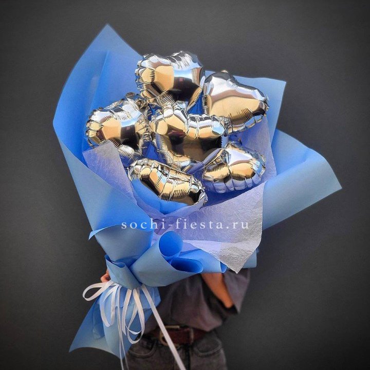 Букет из шаров сердец  №2 в Магнитогорске