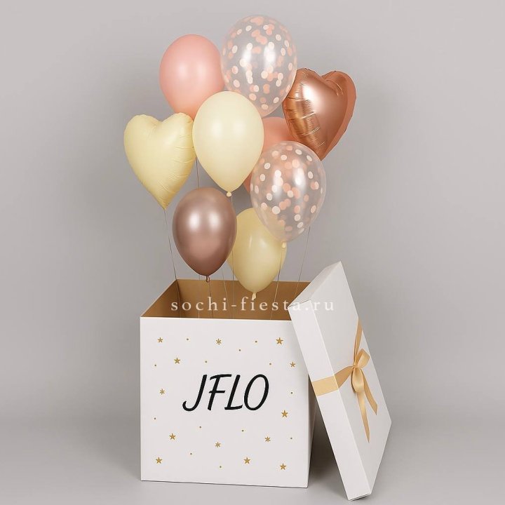 Коробка-сюрприз с шарами №2 в Магнитогорске