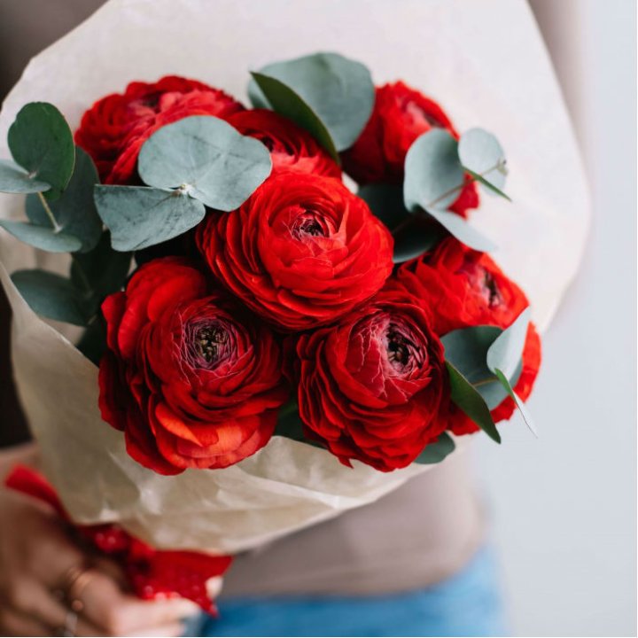 Букет ранункулюсов  в Магнитогорске