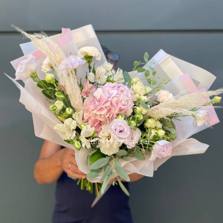 Гортензия "Пинк флоид" в Магнитогорске