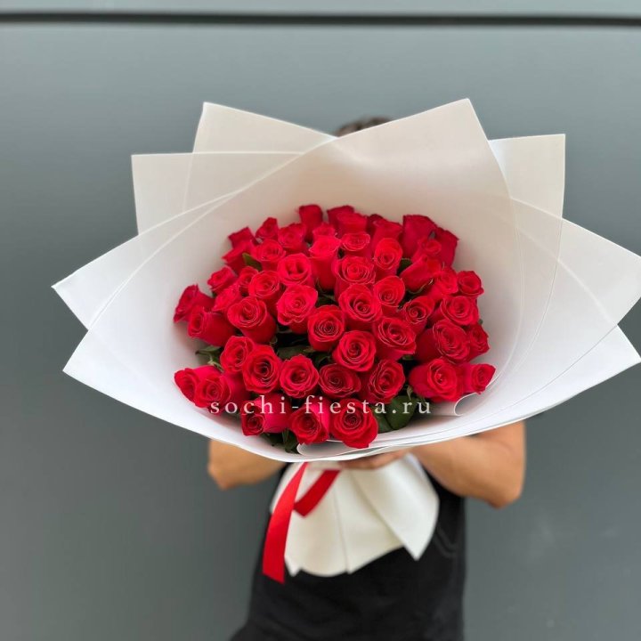 51  красная роза в Магнитогорске