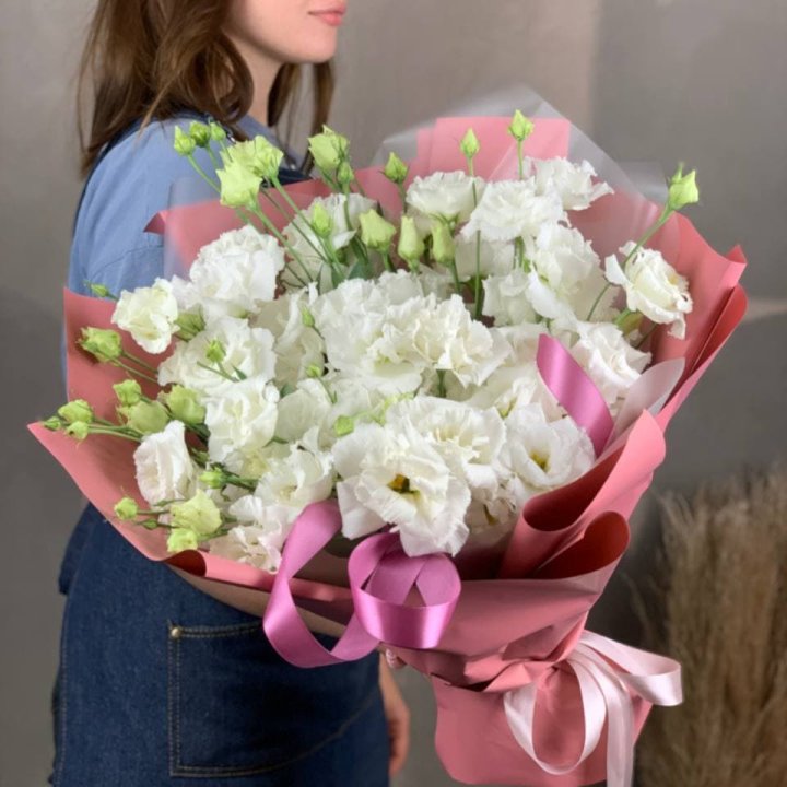 Букет эустом "Пудра" в Магнитогорске