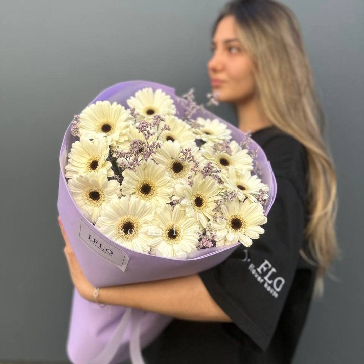 Букет голландских гербер "Лавандер" в Магнитогорске