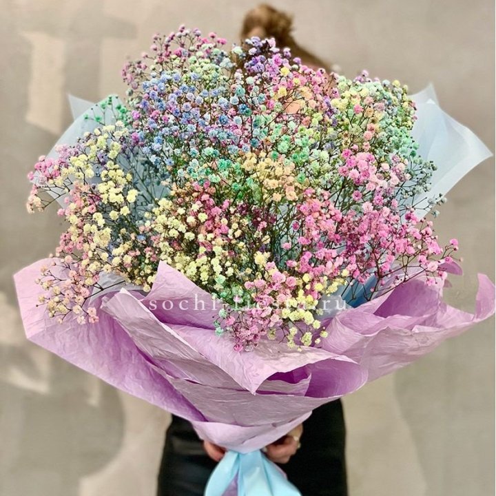 Радужные гипсофилы №2 в Магнитогорске