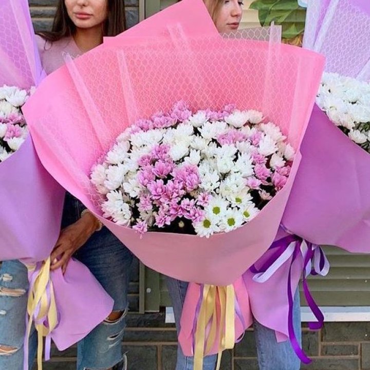 Букет хризантем №3 в Магнитогорске