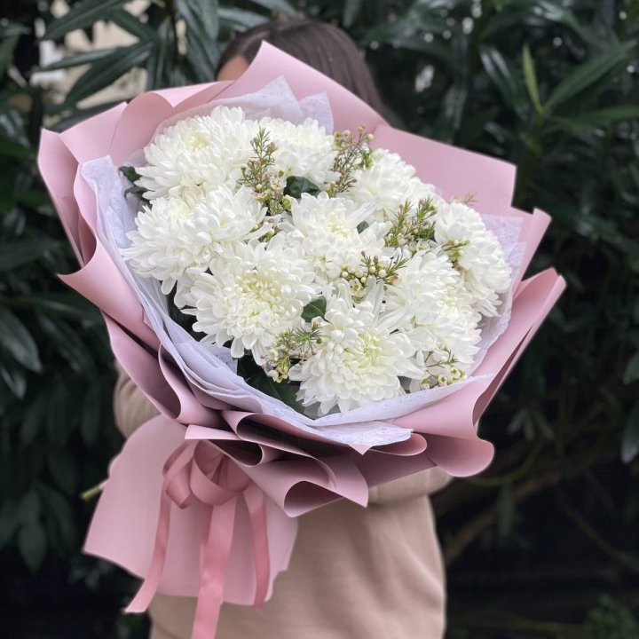 Букет хризантем №1 в Магнитогорске