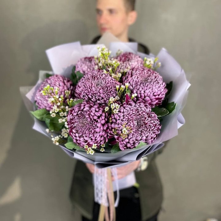 Букет хризантем "Палермо" в Магнитогорске