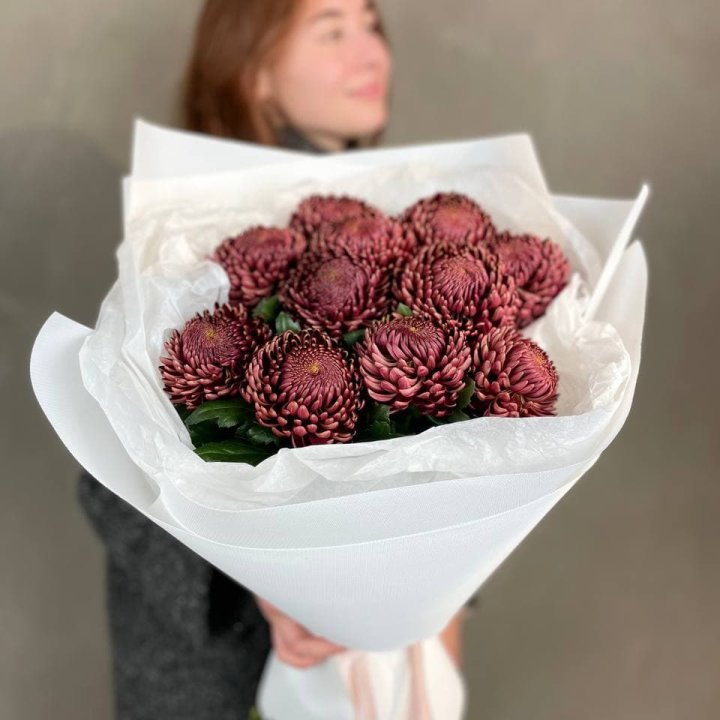 Букет хризантем "Касиопия" в Магнитогорске