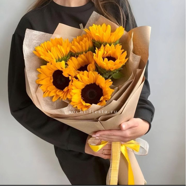 Букет из подсолнухов в Магнитогорске