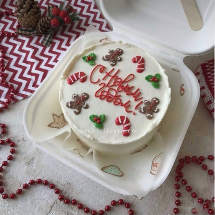 Бенто-торт "С Новым Годом!" в Магнитогорске