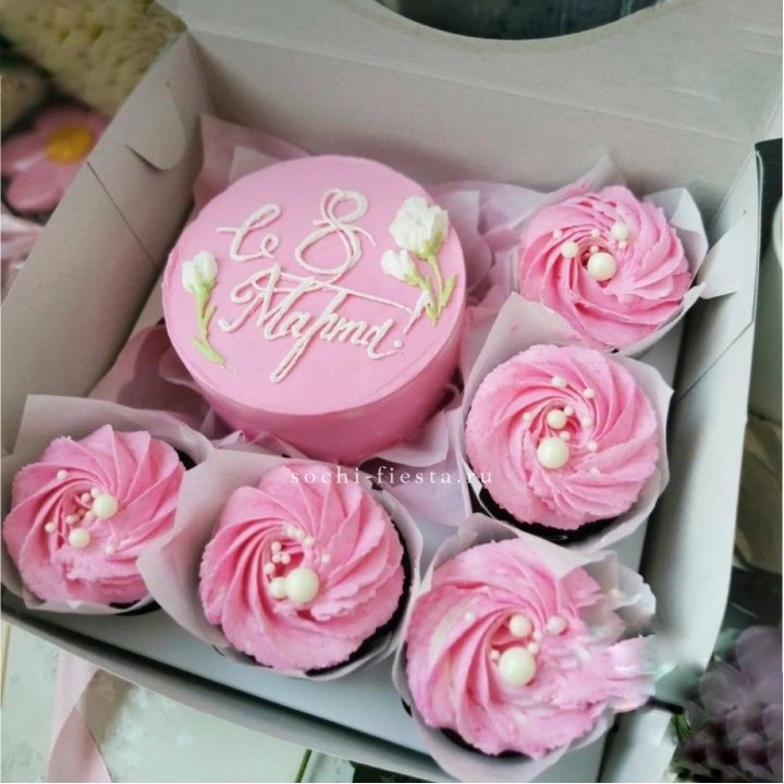 Капкейки и бенто-торт "8 марта!" в Магнитогорске