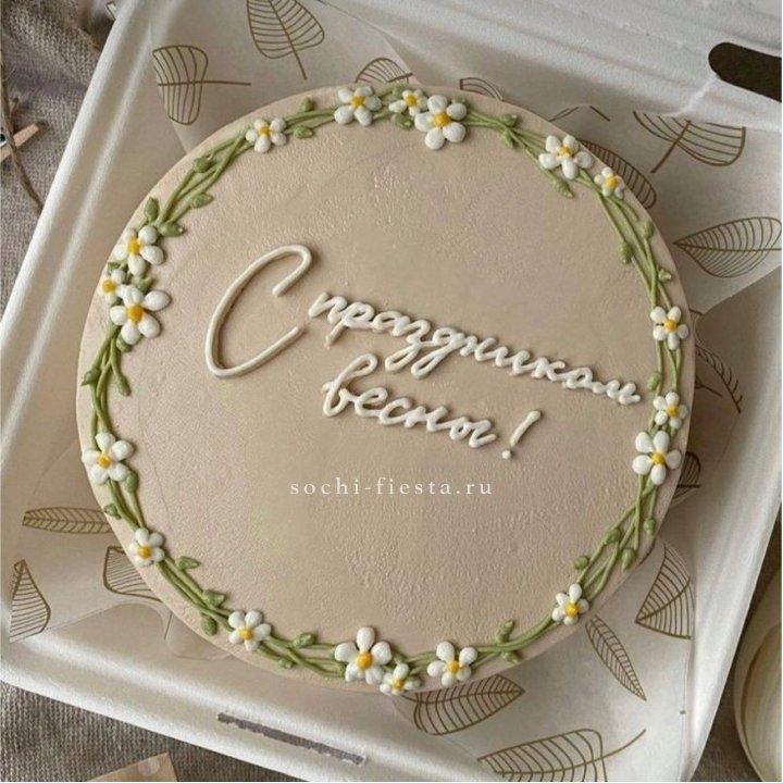 Бенто-торт "C праздником весны!"  в Магнитогорске