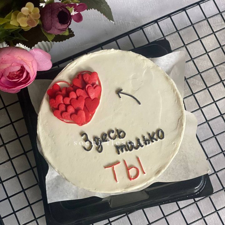Бенто-торт "В моем сердце только ты"  в Магнитогорске