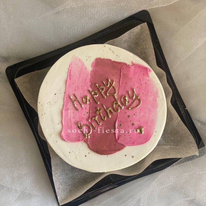 Бенто-торт "С днём рождения" пастель в Магнитогорске