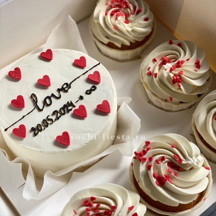 Капкейки и бенто-торт "Любимые" в Магнитогорске