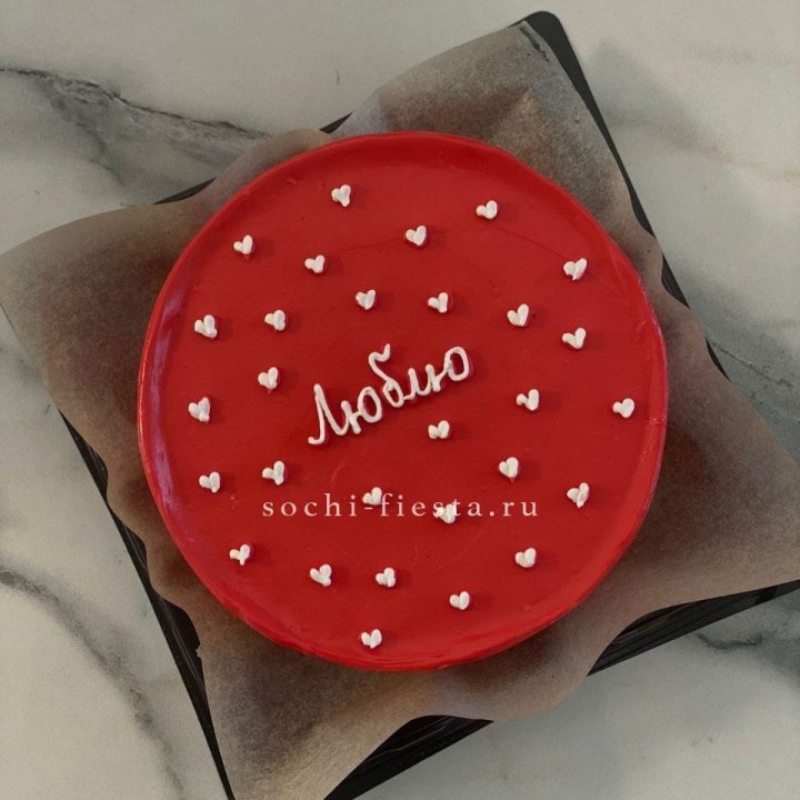 Бенто-торт "Люблю" в Магнитогорске