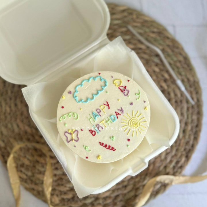 Бенто-торт "С днем рождения!"  в Магнитогорске