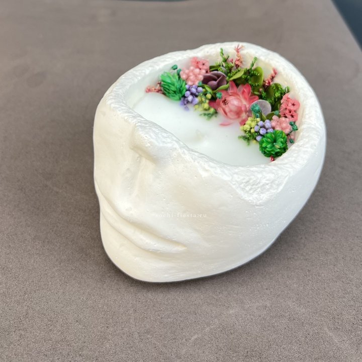 Свеча ароматическая в гипсе  в Магнитогорске