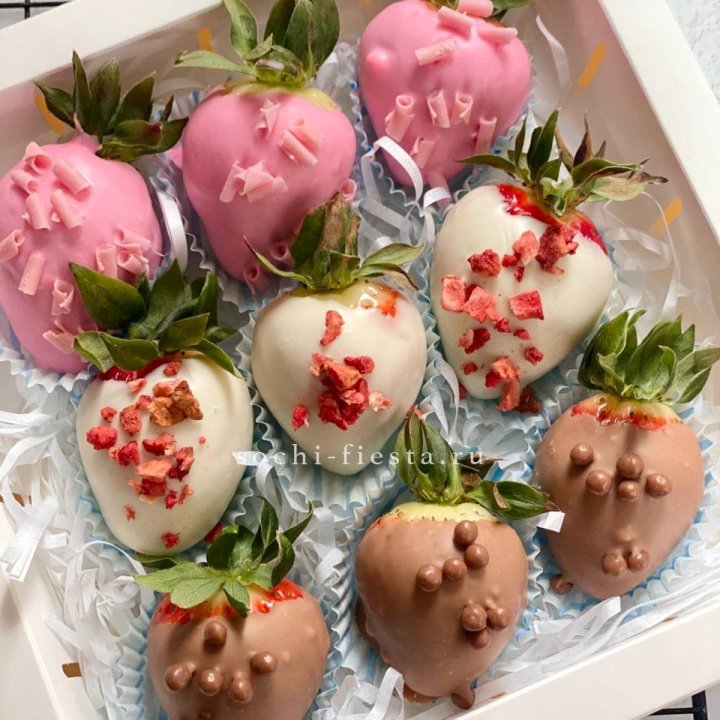 Клубника в шоколаде 9 ягод в Магнитогорске