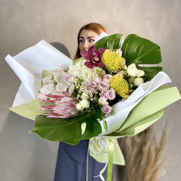 Дизайнерский букет экзотики в Магнитогорске