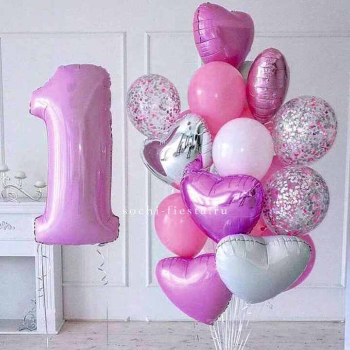 Набор шаров "С днем рождения" в Магнитогорске