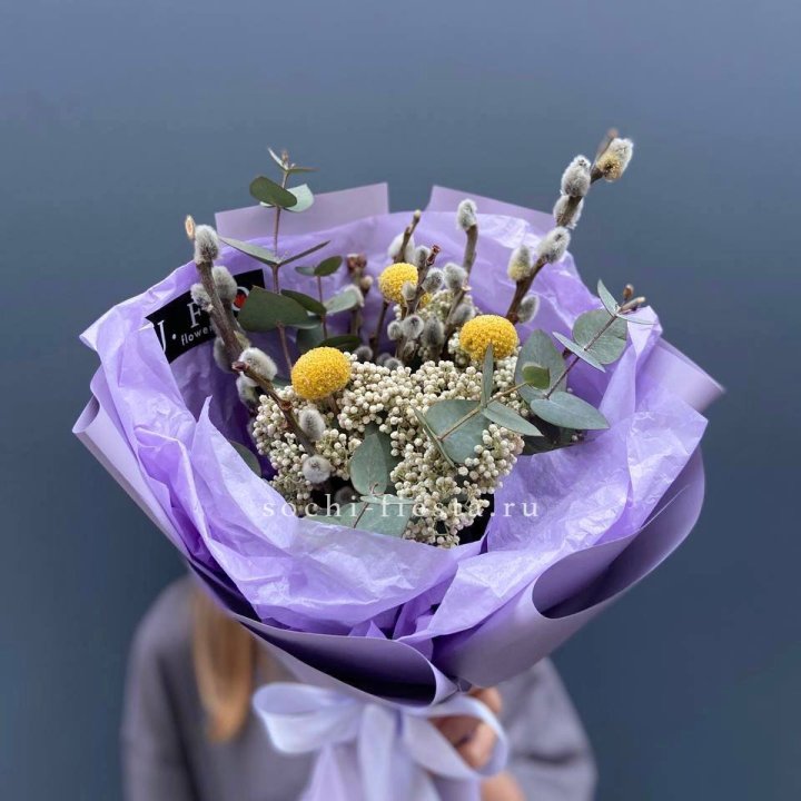 Букет с Вербой №1 в Магнитогорске