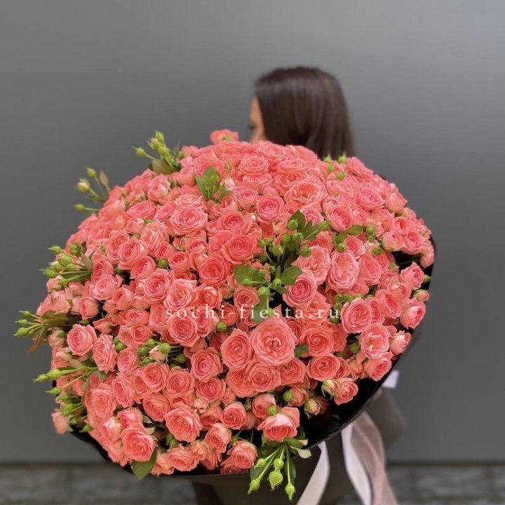 101 кустовая роза Барбадос в Магнитогорске