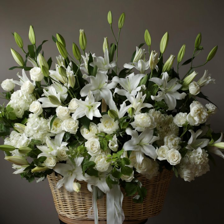 Цветочная корзина макси №3 в Магнитогорске