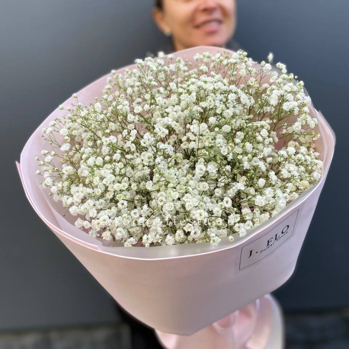 11 белых гипсофил в фоамиране в Магнитогорске