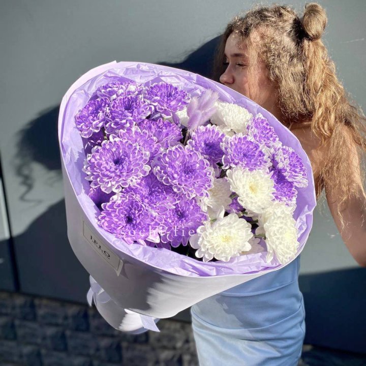  Букет хризантем "Сирена" в Магнитогорске