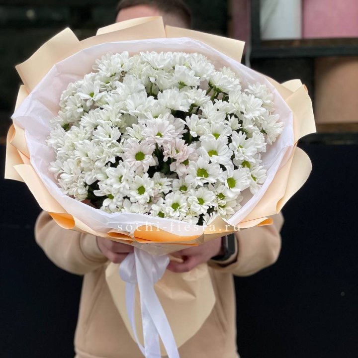  Букет хризантем в Магнитогорске