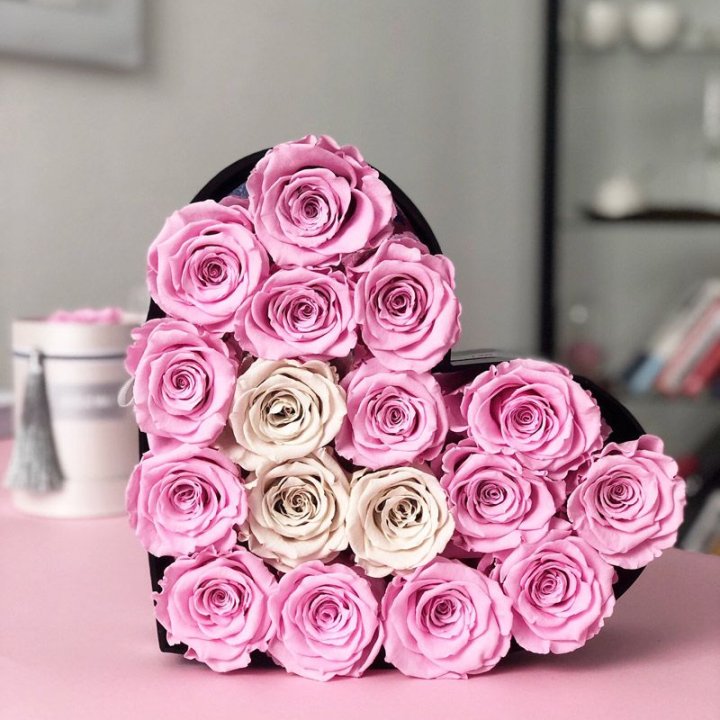 Сердце из роз в Магнитогорске