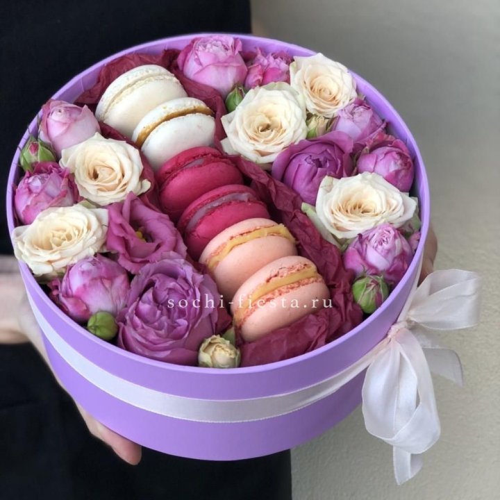 Цветочный бокс "Лаванди" в Магнитогорске