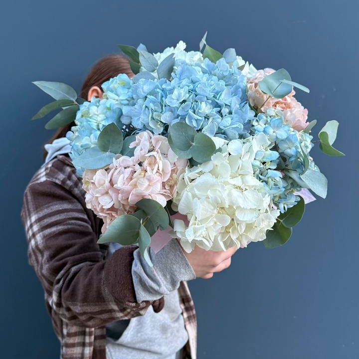 Гортензии в коробочке в Магнитогорске