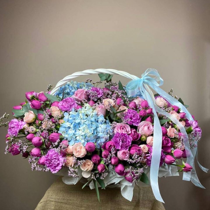 Авторская корзина "Лавандерия" в Магнитогорске