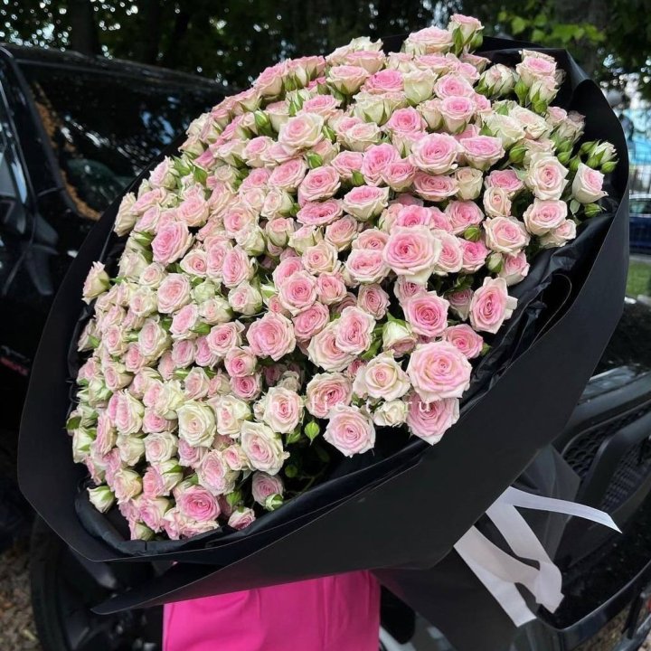 101 кустовая роза "Твистер" в Магнитогорске