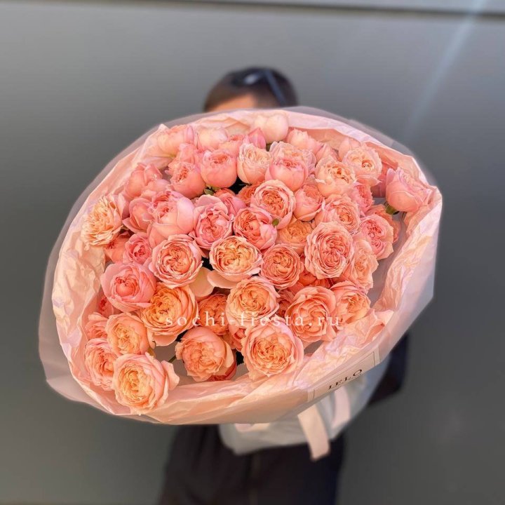 Букет из 21 пионовидной розы Джульетта в Магнитогорске