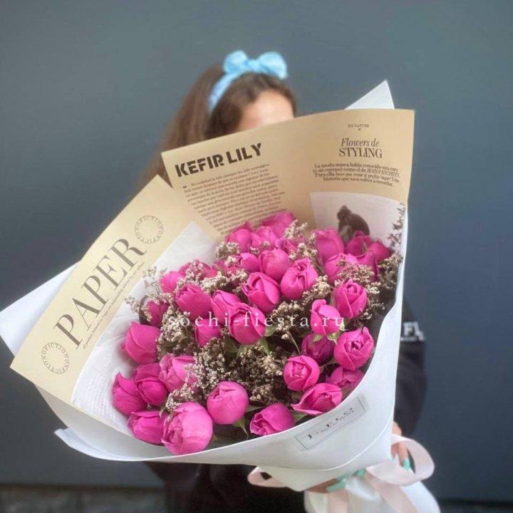 Пионовидные розы баблс №3 в Магнитогорске