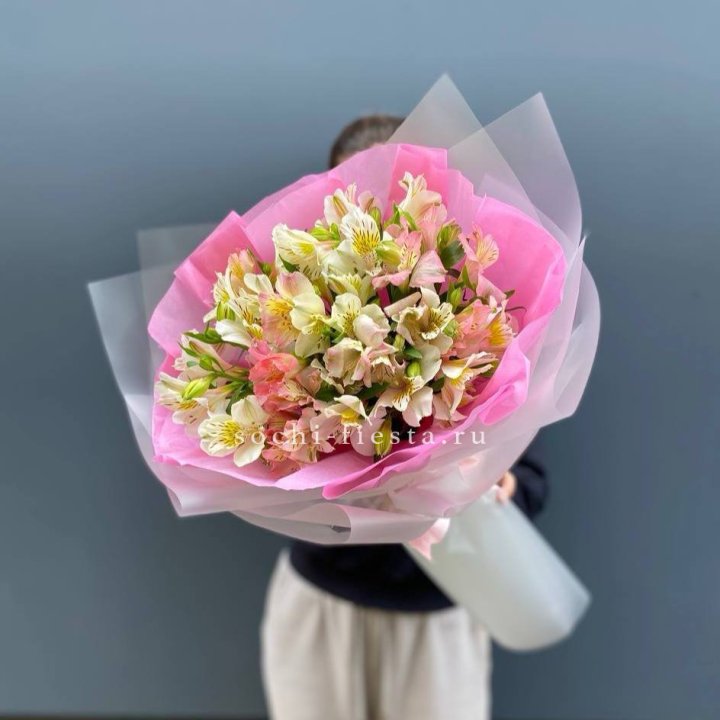 букет альстромерий "Черри" в Магнитогорске