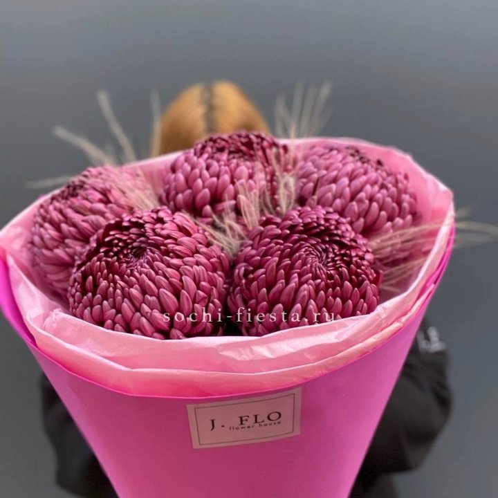 Хризантемы  Бигуди с стифой в Магнитогорске