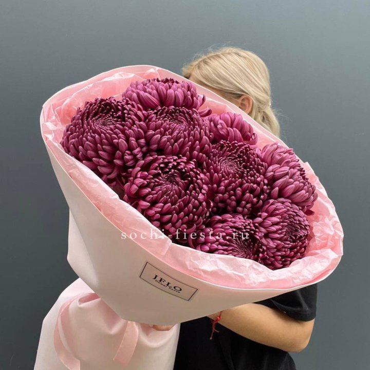 9 хризантем бигуди в Магнитогорске