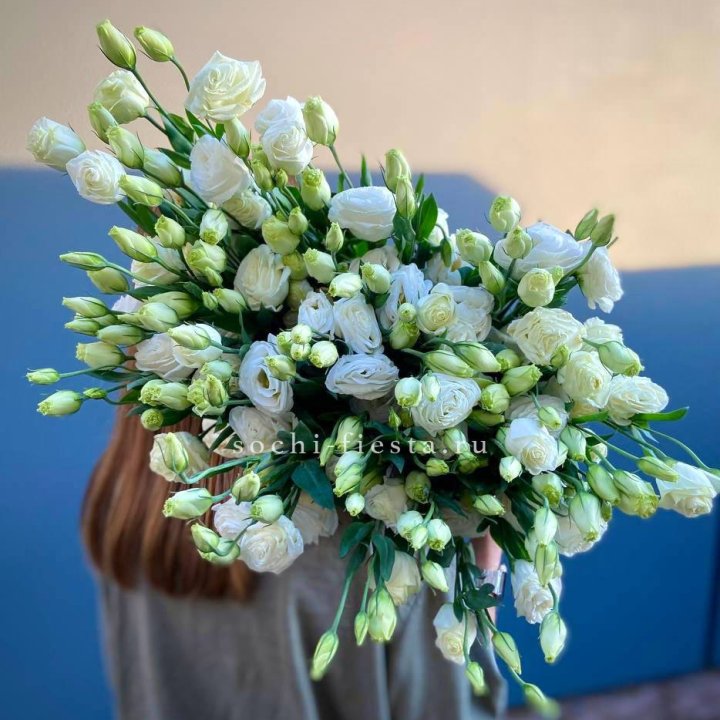 Охапка эустомы в Магнитогорске