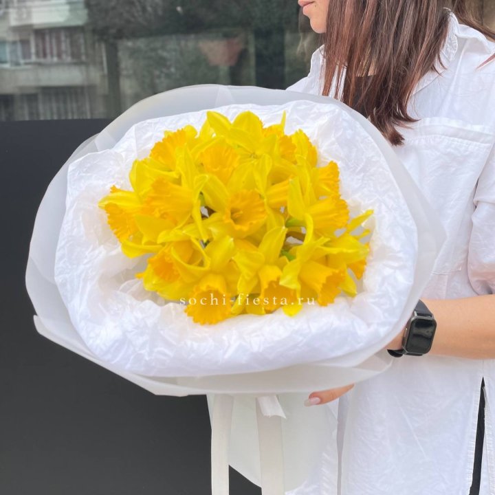 Нарциссы 25 шт в Магнитогорске