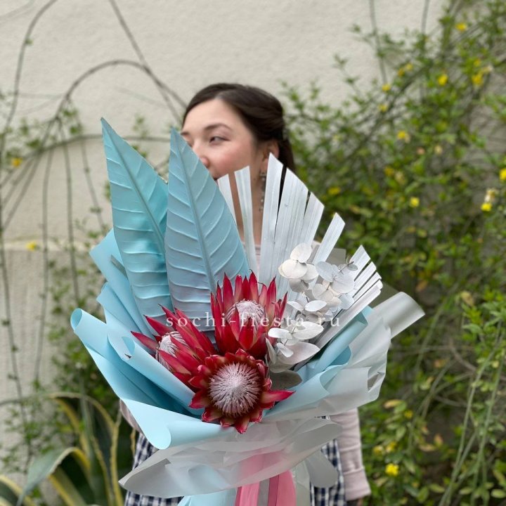 Букет из протеи "Клеопатра-2" в Магнитогорске