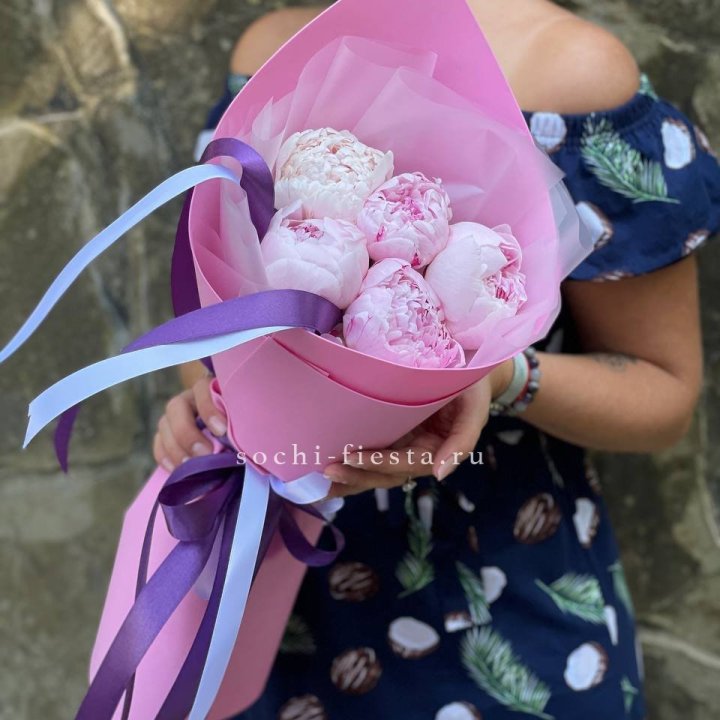 Букет пионов "НАЙ" в Магнитогорске