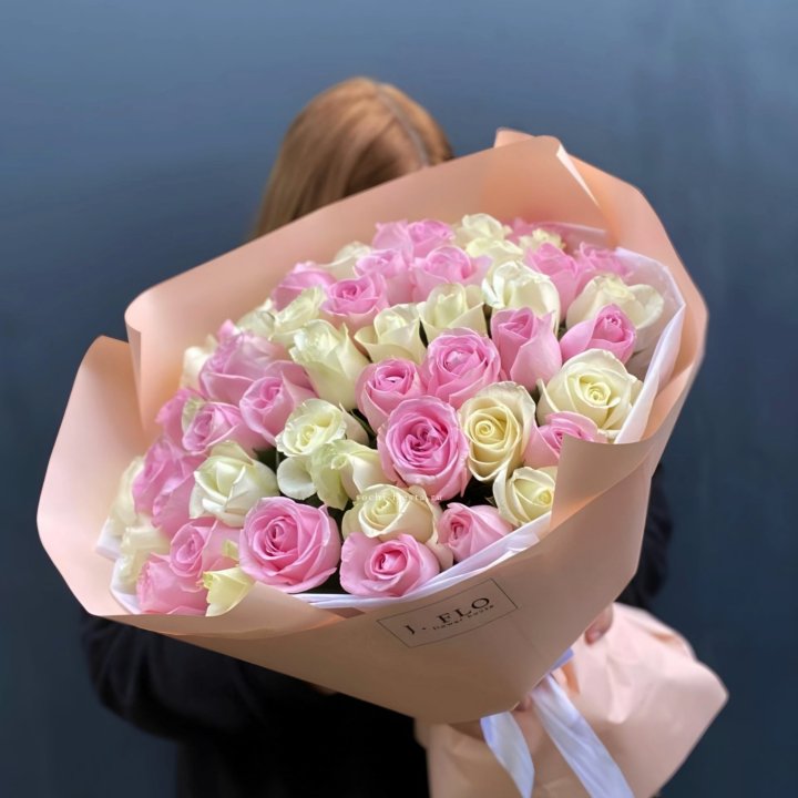 55 роз микс нежности в Магнитогорске