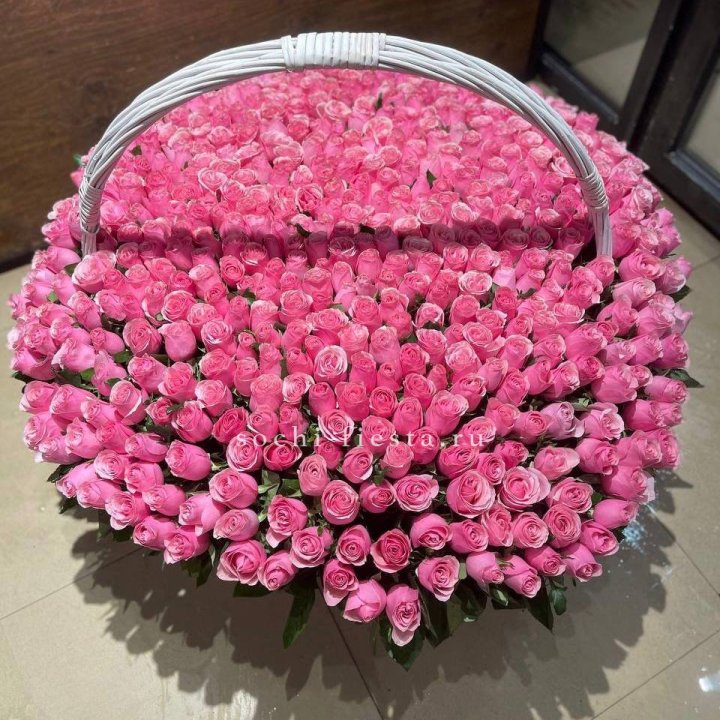 501 розовая роза в Магнитогорске