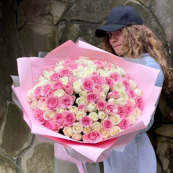 101 роза Миксбери в Магнитогорске