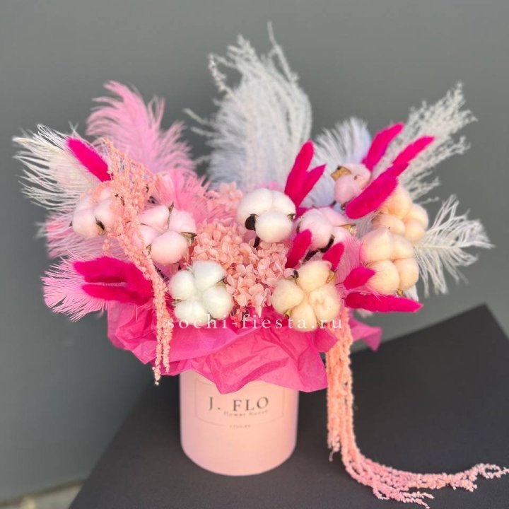 Авторский бокс с сухоцветами №1 в Магнитогорске